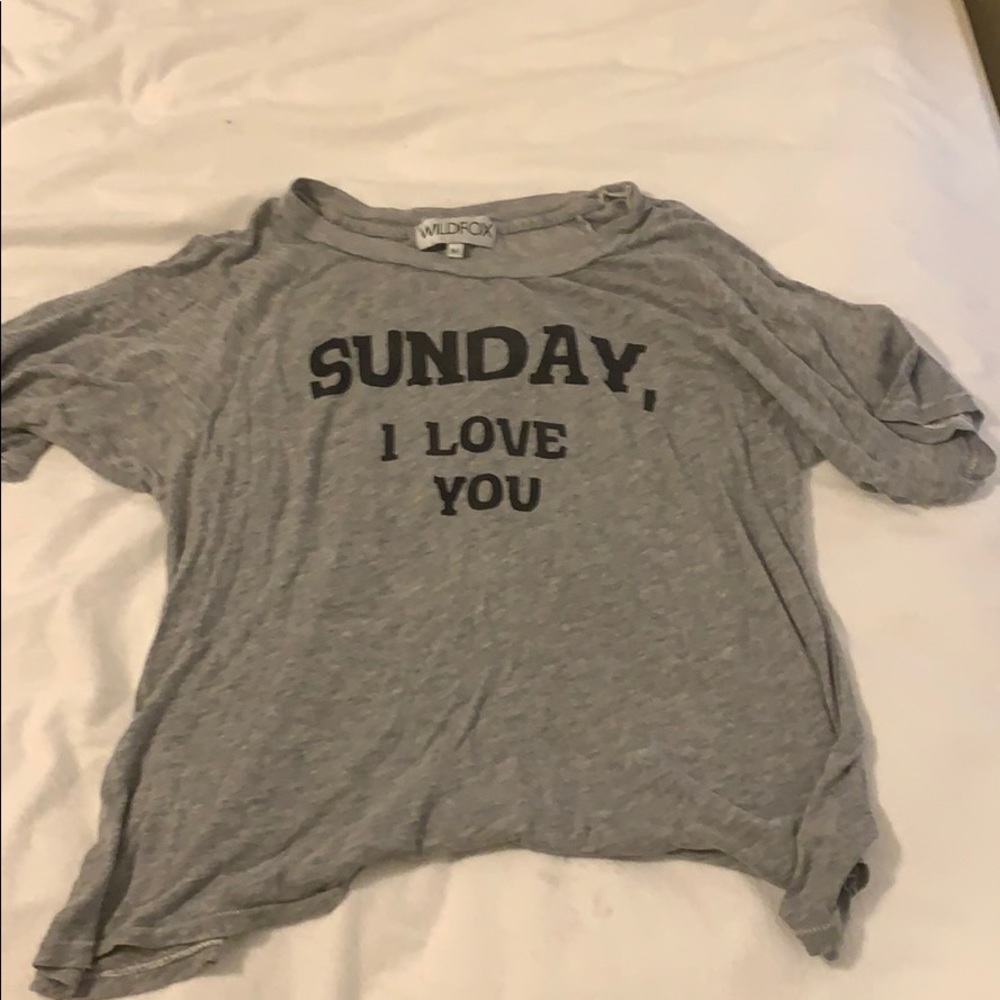 Wild fox Sunday shirt